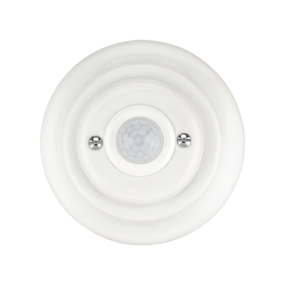Flush Mount Motion Sensor – White Porcelain