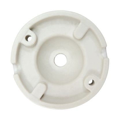 white porcelain dome ceiling rose 80x30mm, back