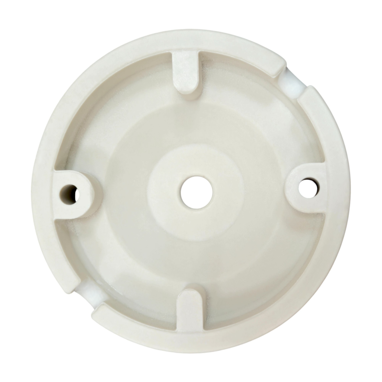 white porcelain big dome ceiling rose 100x28mm, back