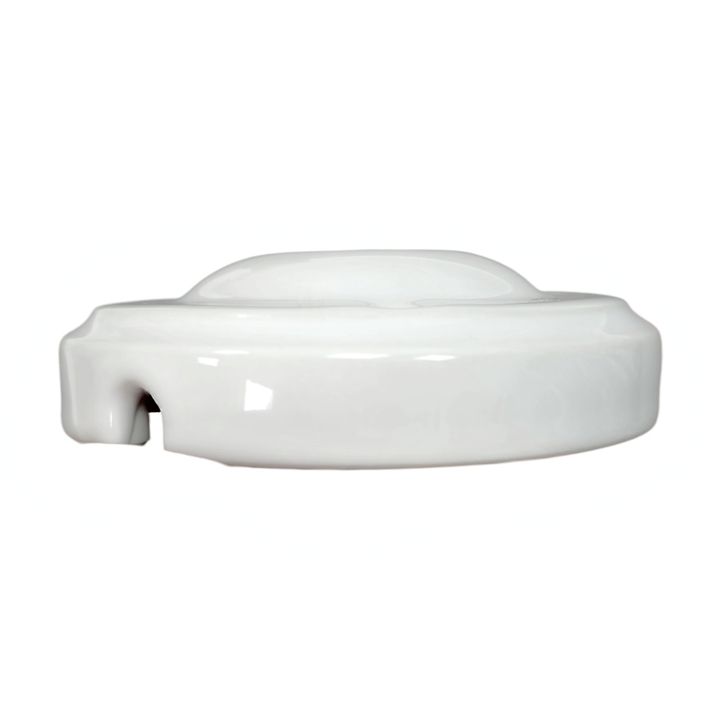 white porcelain big dome ceiling rose 100x28mm, side