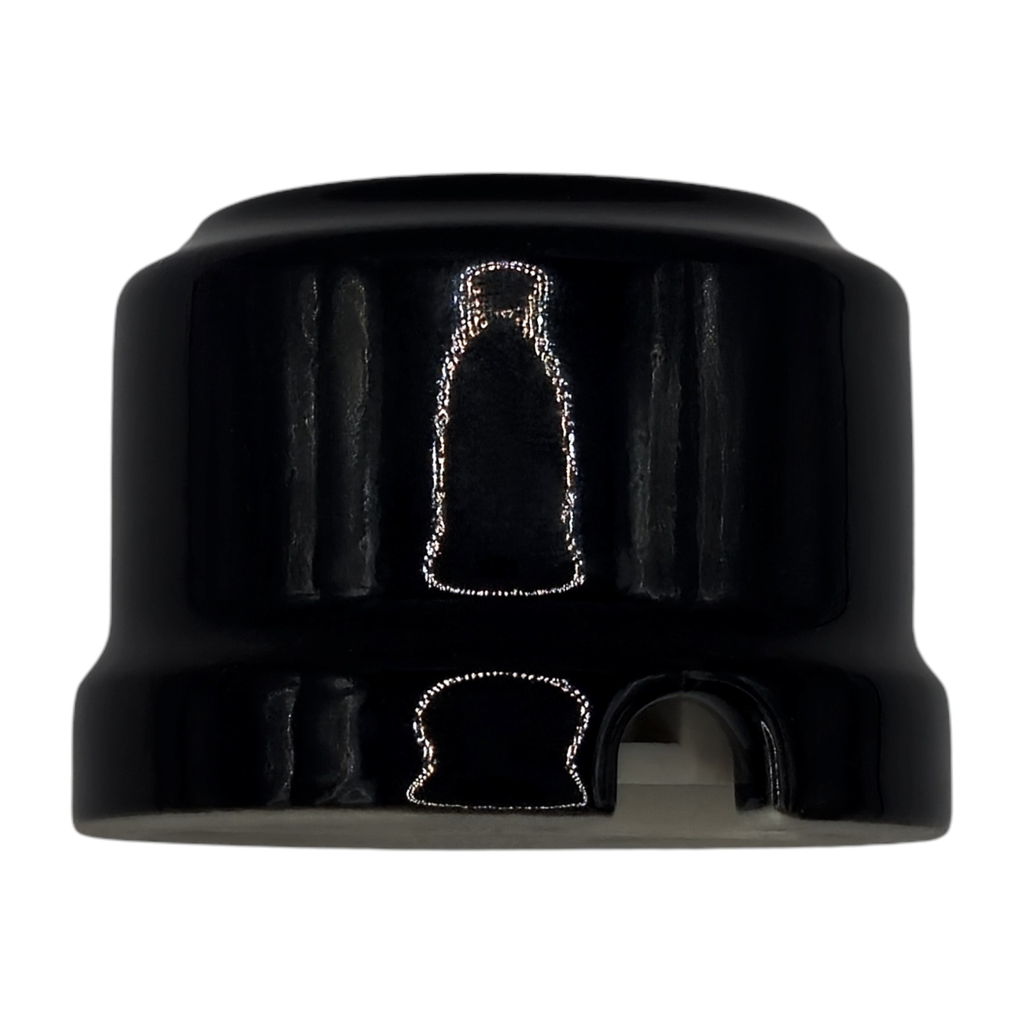 Power Socket Porcelain Loft Retro Electrical French Schuko Surface-Mounting Vintage Cottage Ceramic Black