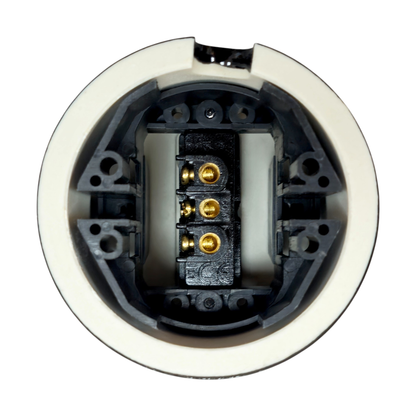 Surface-Mounting 1 Gang Two-Way Light Switch Porcelain Loft Retro Vintage Cottage Ceramic Black