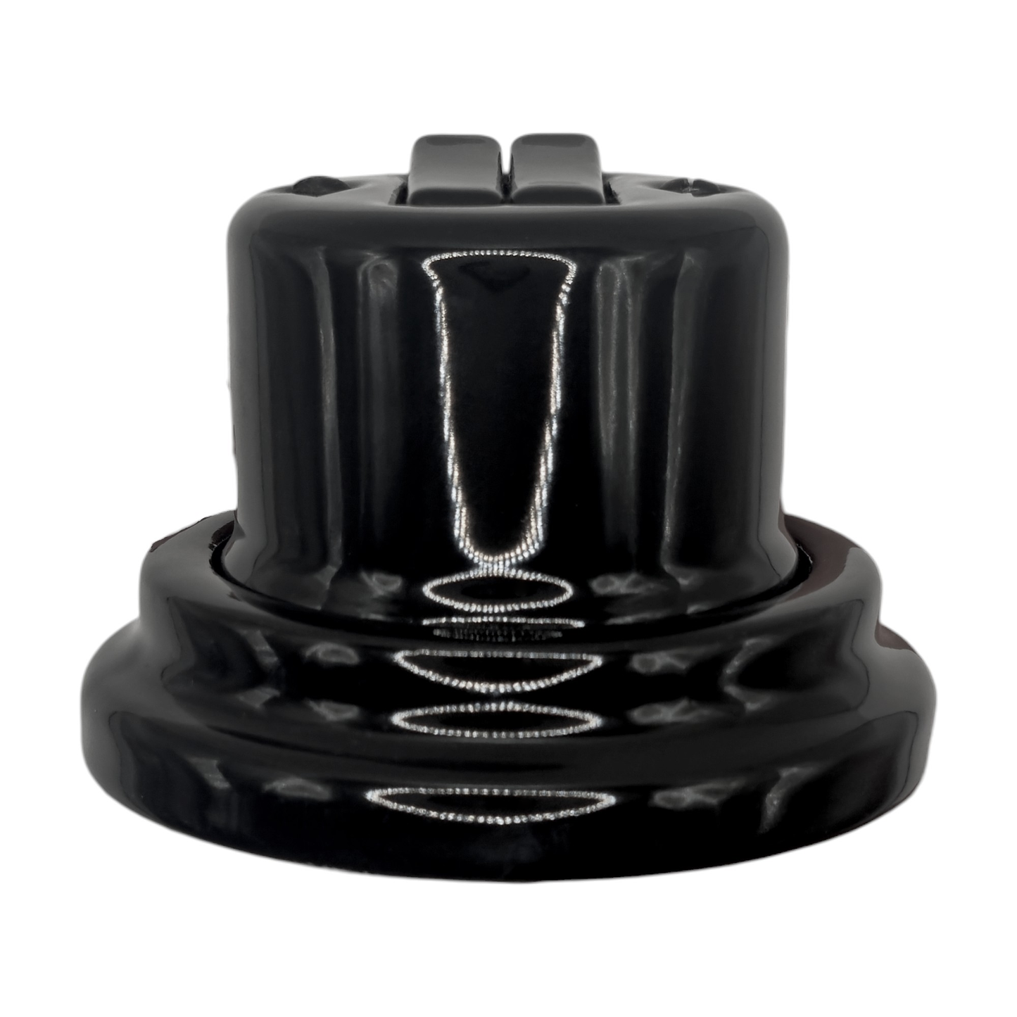Surface-Mounting 2 Gang Two-Way Light Switch Porcelain Loft Retro Vintage Cottage Ceramic Black