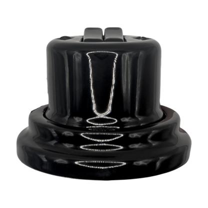 Surface-Mounting 2 Gang Two-Way Light Switch Porcelain Loft Retro Vintage Cottage Ceramic Black