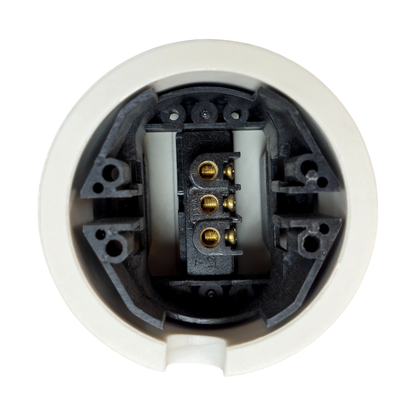 Light Switch Porcelain Loft Retro 1 Gang Two-way Surface-Mounting Vintage Cottage Ceramic White