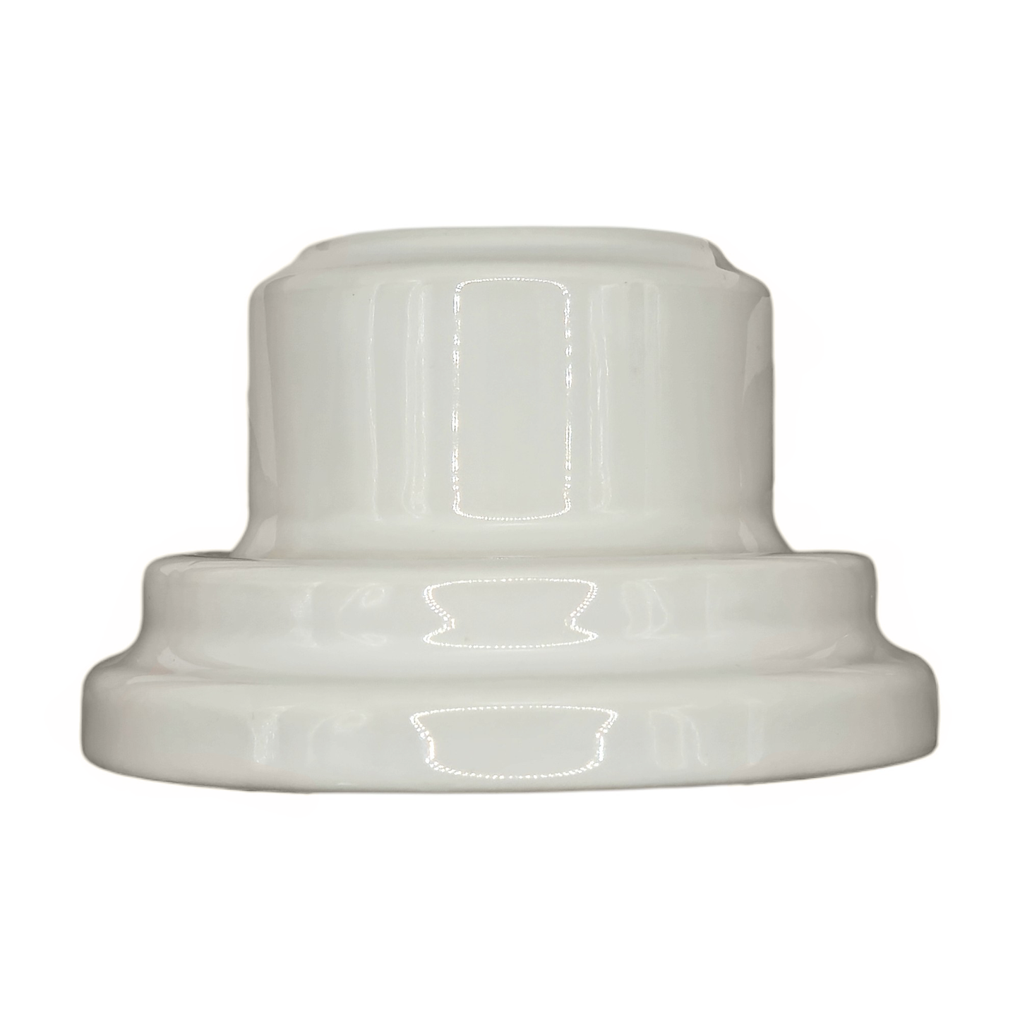 Surface-Mounting French Power Socket Porcelain Loft Retro Electrical Vintage Cottage Ceramic White
