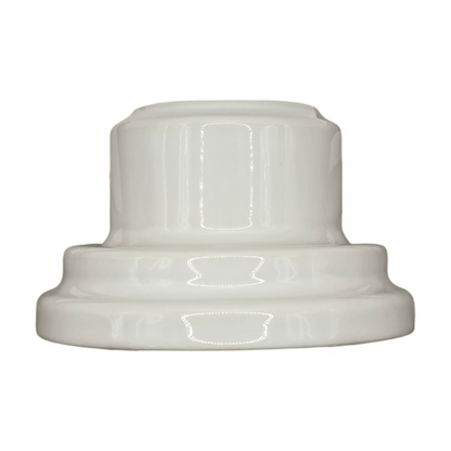 Surface-Mounting French Power Socket Porcelain Loft Retro Electrical Vintage Cottage Ceramic White