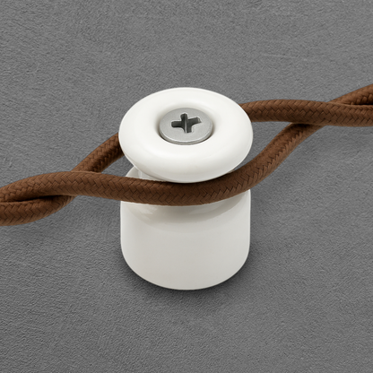 white porcelain insulator 10pcs, wired