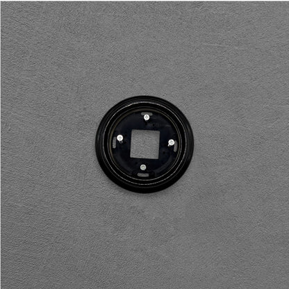 Porcelain Loft Retro Single Porcelain Frame With Plastic Part Surface Mounted Vintage Cottage Ceramic Black