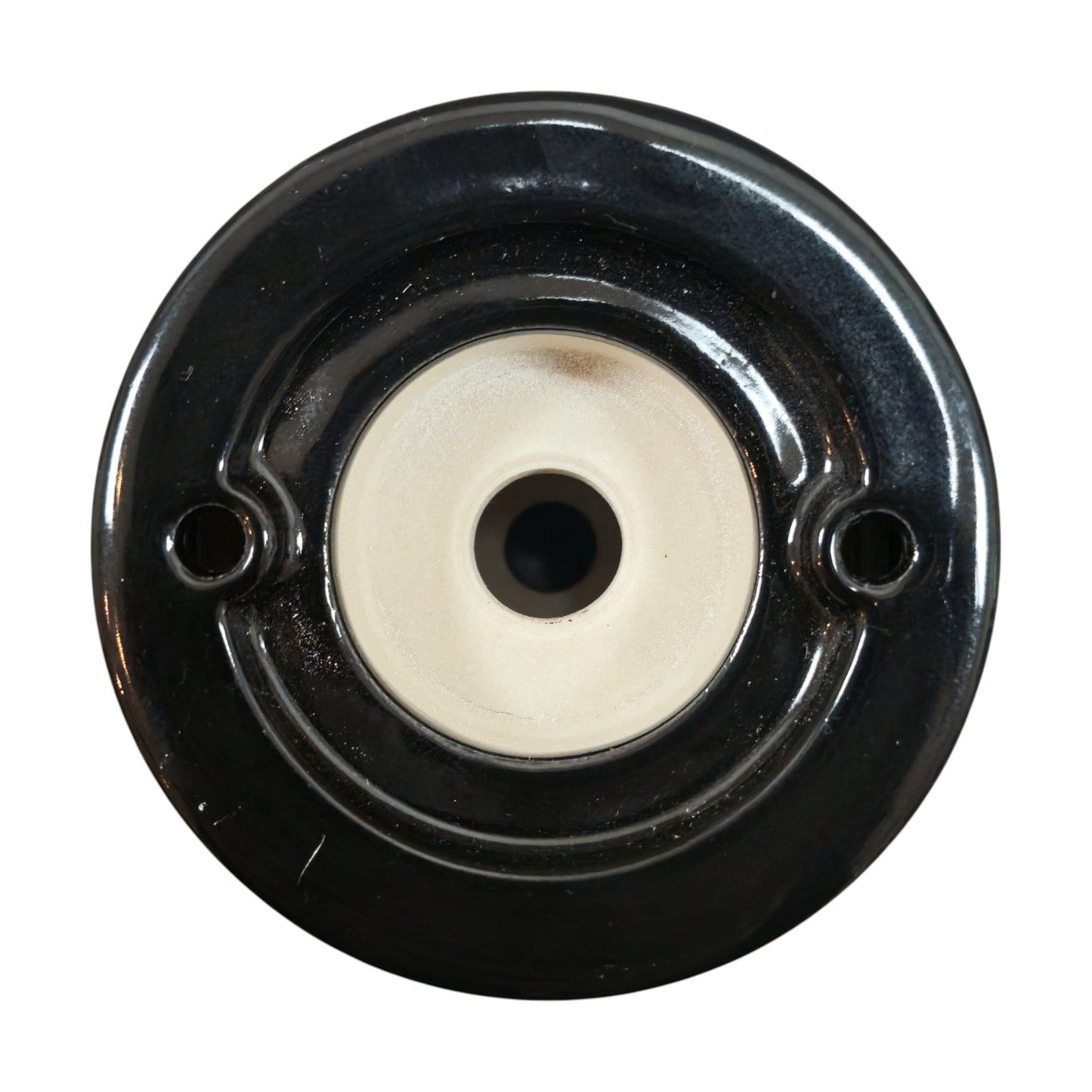 black porcelain ceiling cup 63x50mm, back
