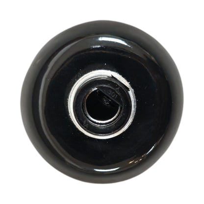 black porcelain hanging E27 lamp holder, 45x60mm, top