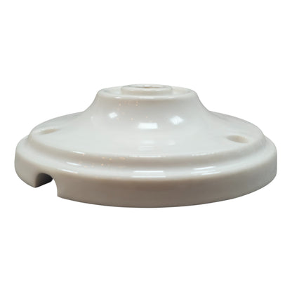white porcelain big cone ceiling rose 100x30mm, side
