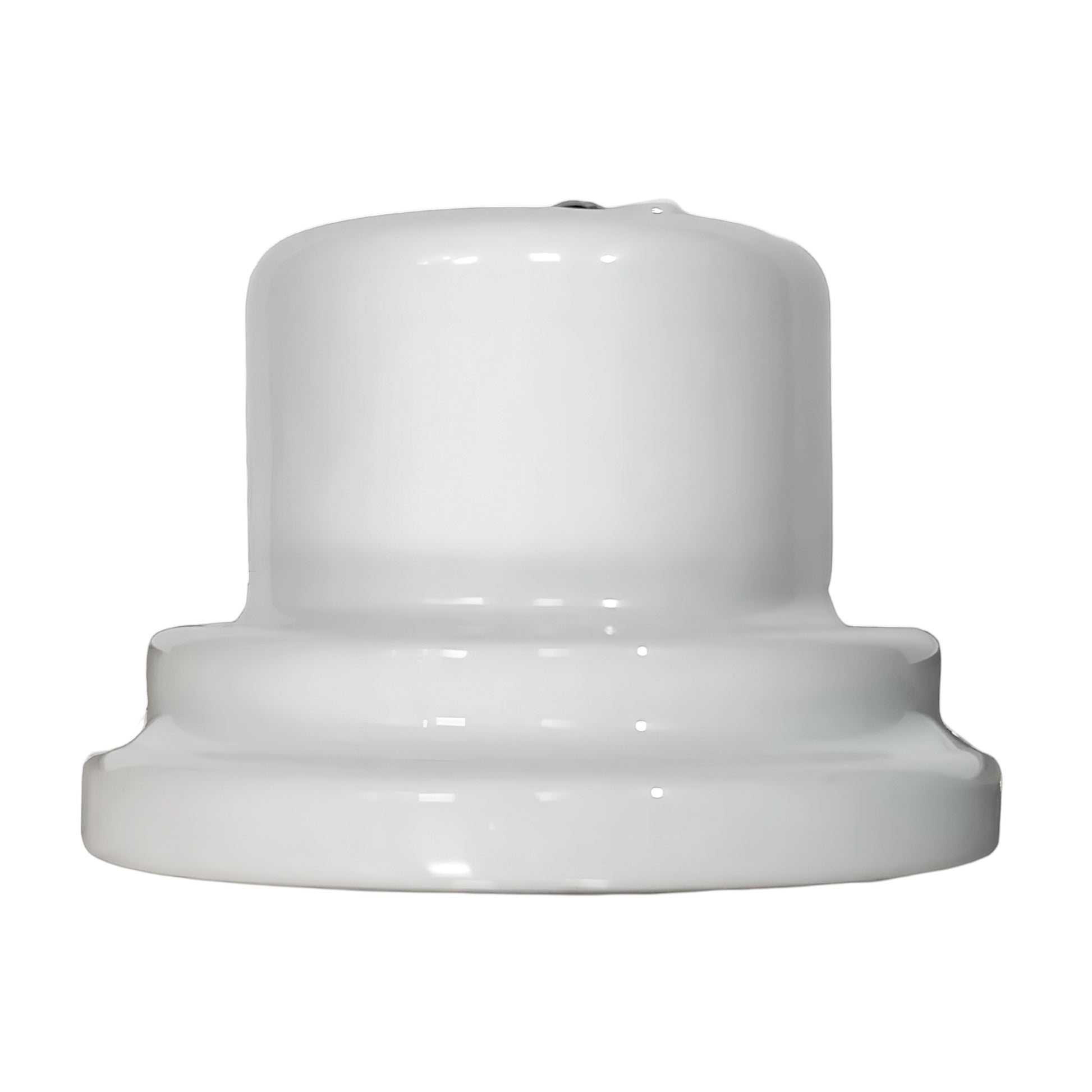 white porcelain intermediate big key light switch, surface-mount, side