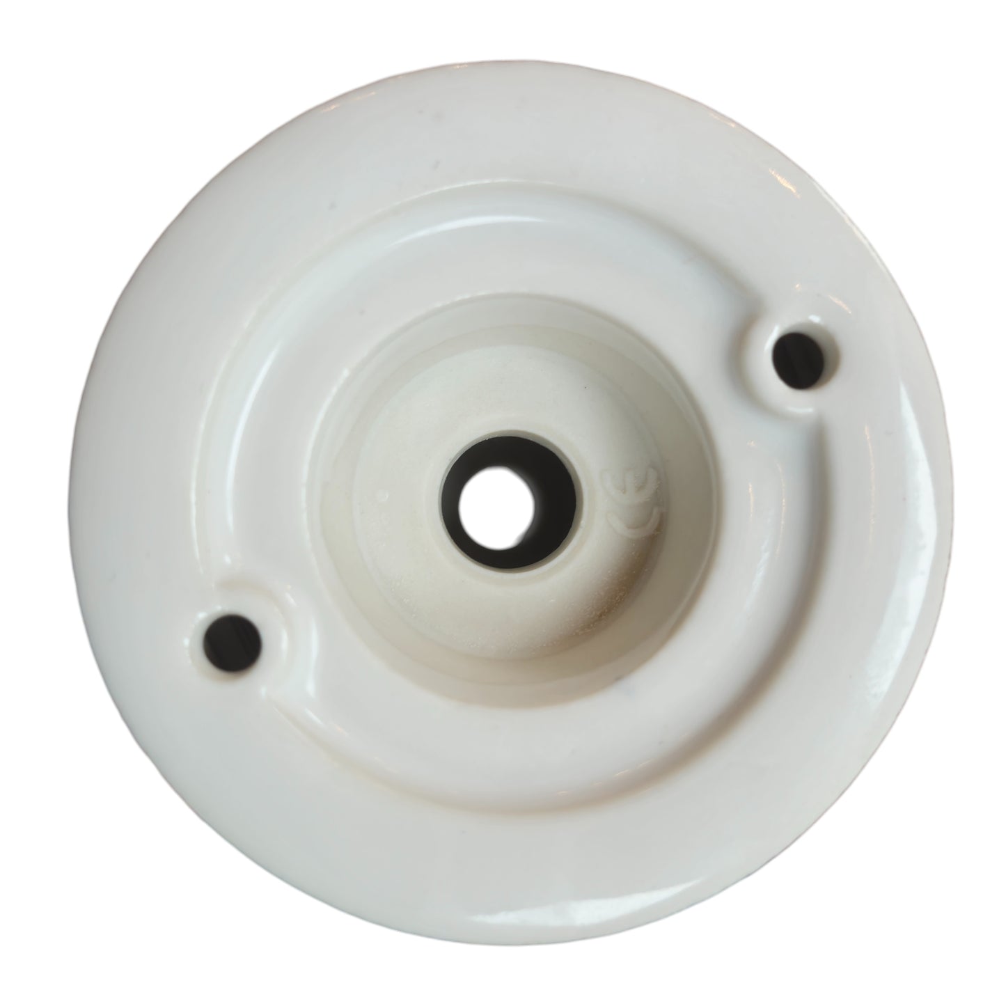 white porcelain ceiling cup 63x50mm, back
